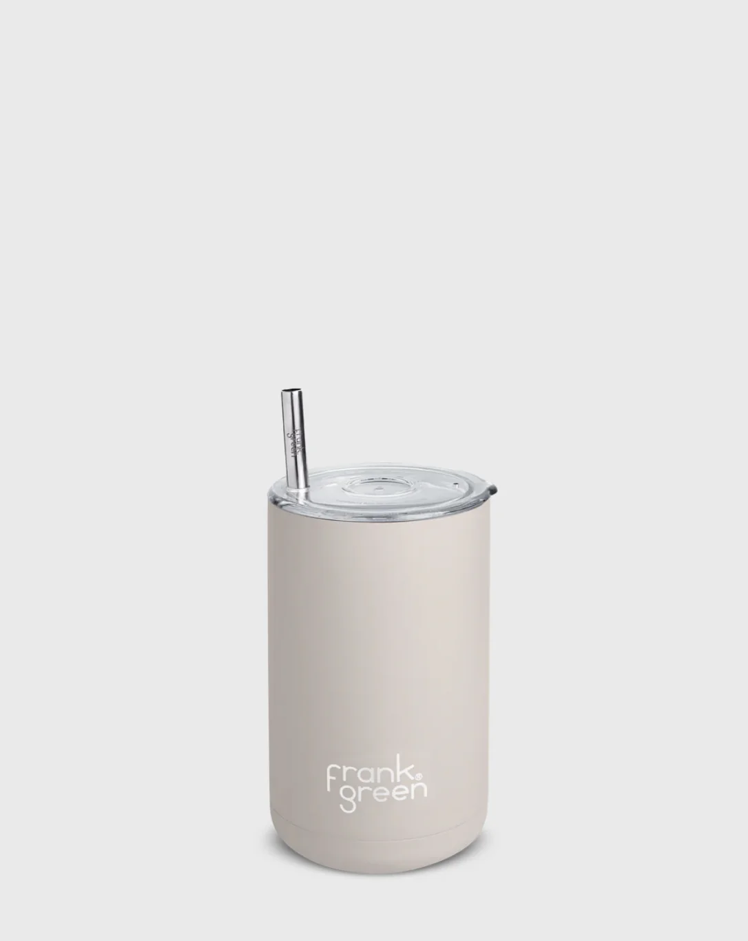Iced Coffee Cup with Straw