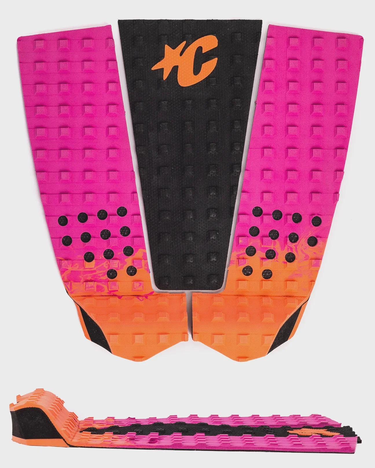 ITALO FERREIRA LITE GRIP - FLURO RED FADE PINK BLACK