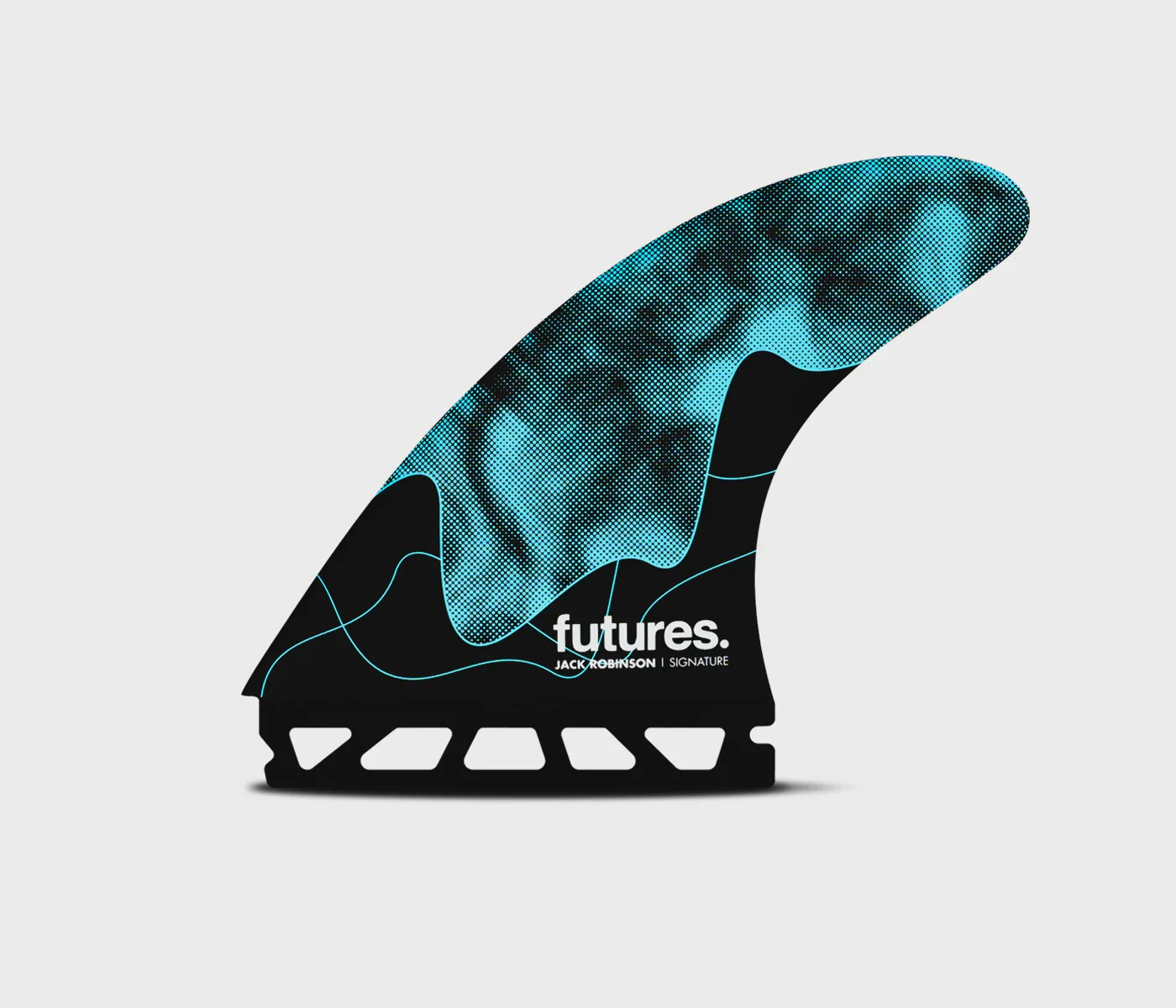 Futures Jack Robinson Signature Large Fin Set  - Aqua
