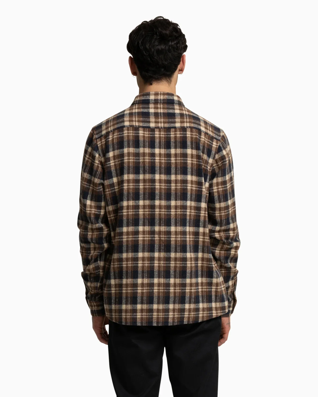 Journey Hurley Mens Long Sleeve Shirt - Mood Indigo - Image 5