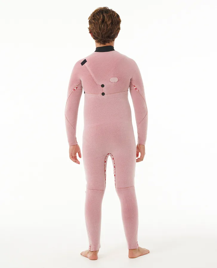 Kids Rip Curl F-Bomb Fusion 3/2 Chest Zip - Black - Image 6