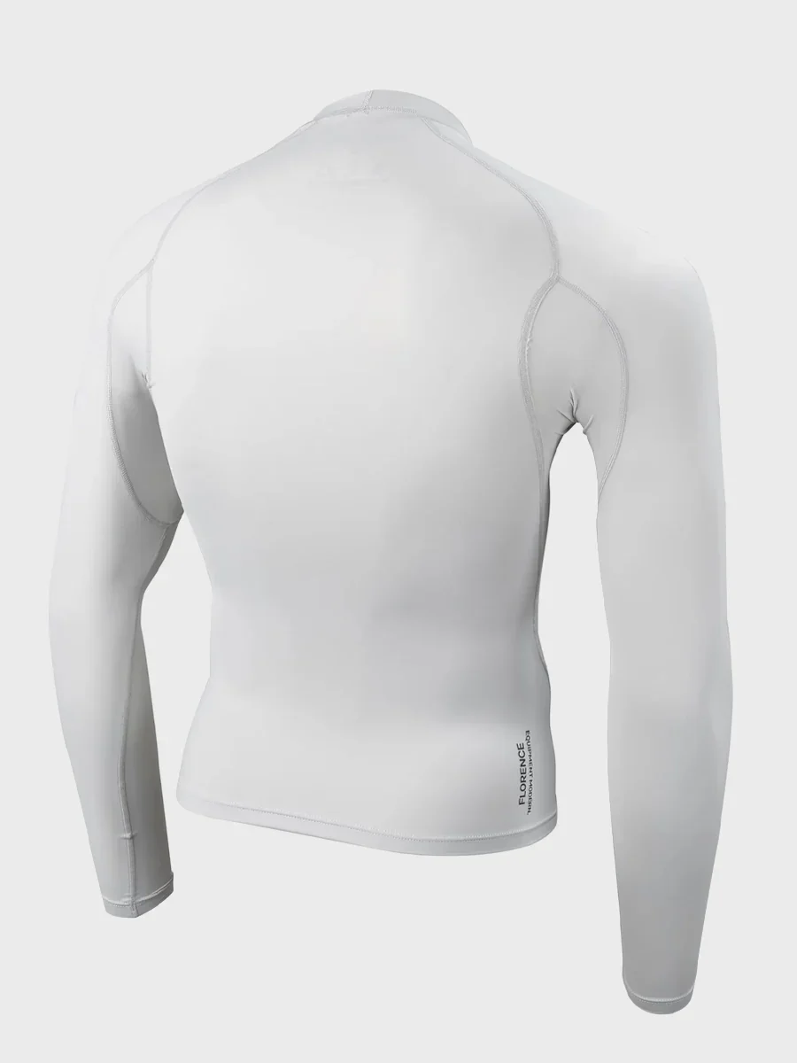 Florence Long Sleeve Rashguard - Silver - Image 2