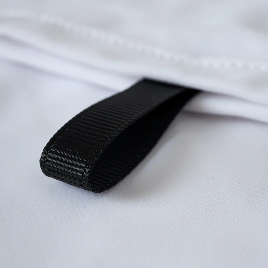 Long Sleeve Utility Pocket Hooded Rashguard - White - Image 5