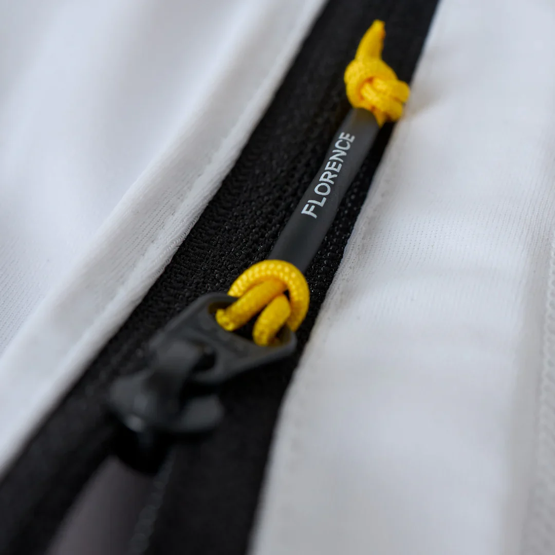 Long Sleeve Utility Pocket Hooded Rashguard - White - Image 6