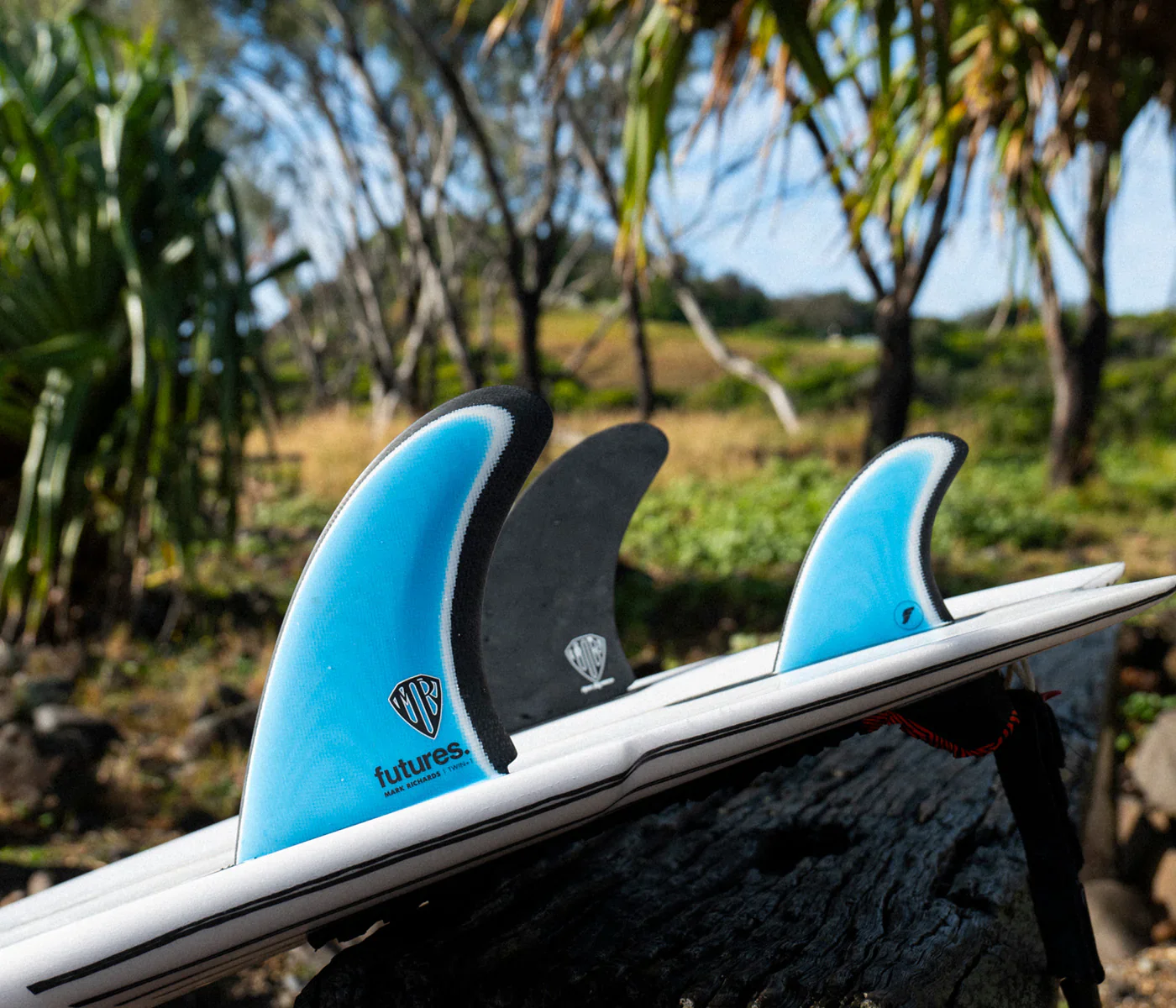 Mark Richards Fibreglass Twin +1 - Blue/White/Black - Image 5