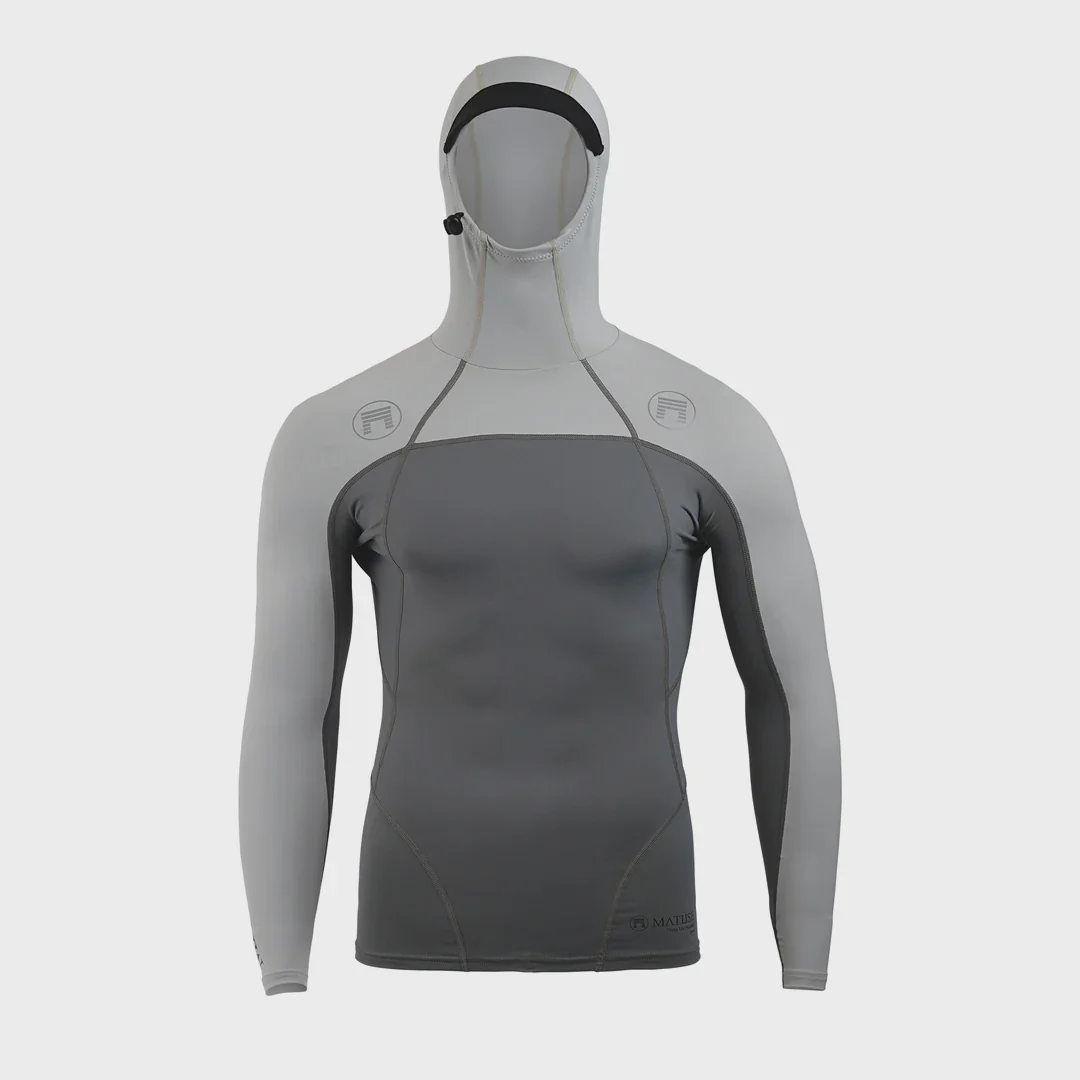 Matuse Philo Hooded UV Top - Charcloud