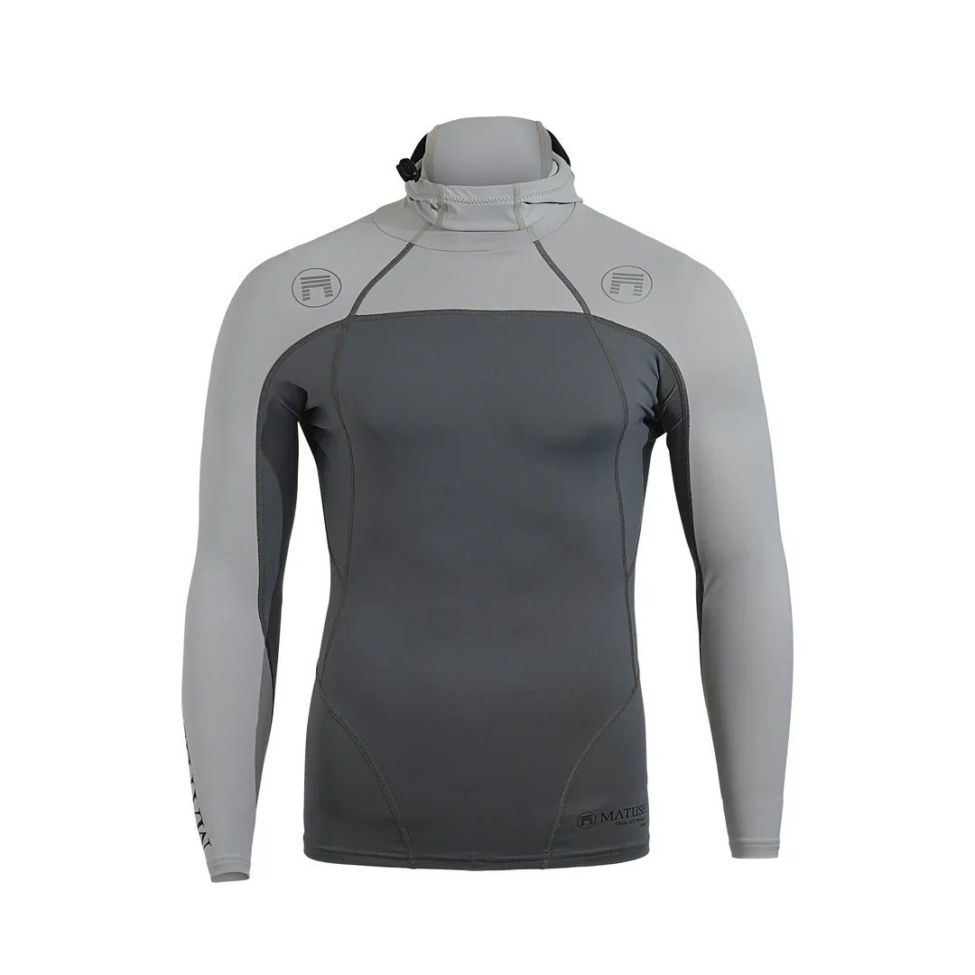 Matuse Philo Hooded UV Top - Charcloud - Image 2