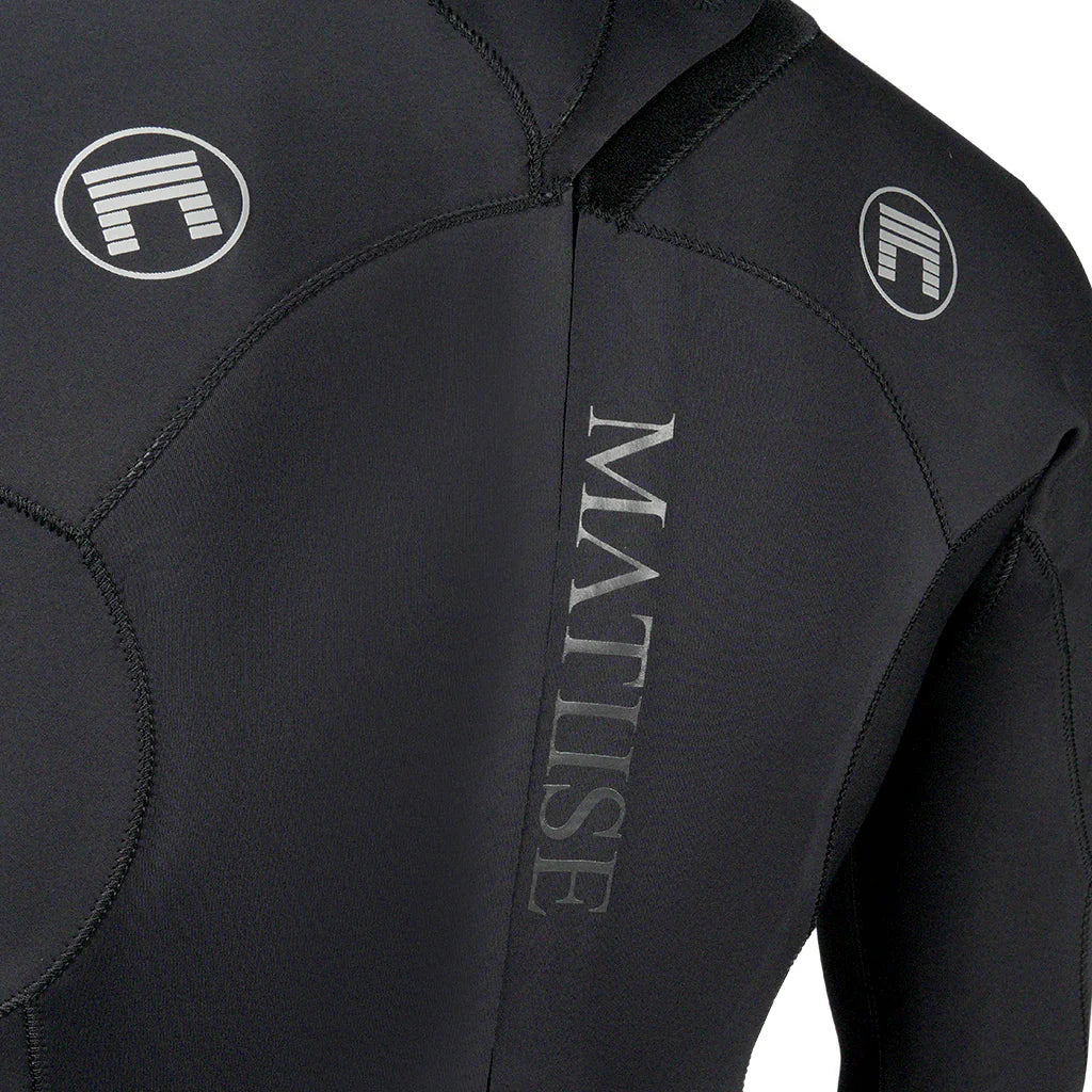 Matuse Tactical Back Zip 3/2mm Ocena Steamer - Black - Image 3