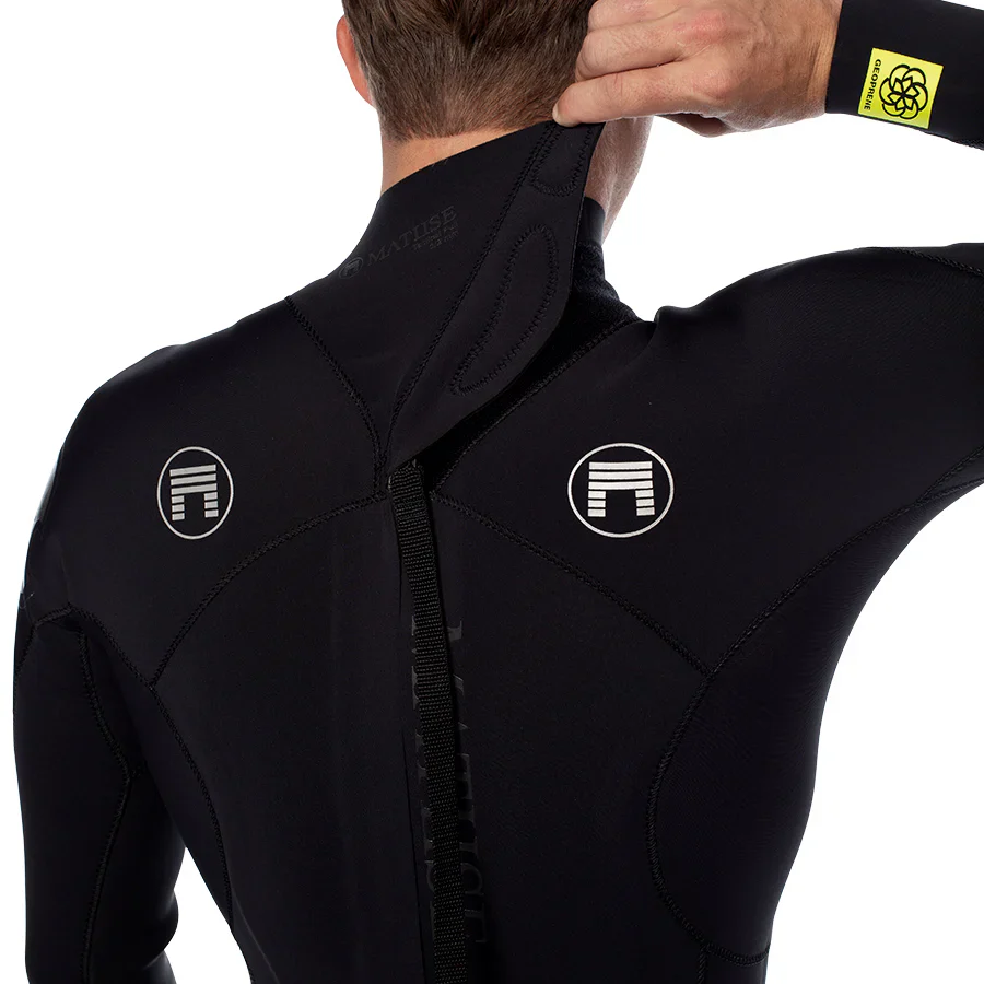Matuse Tactical Back Zip 3/2mm Ocena Steamer - Black - Image 5