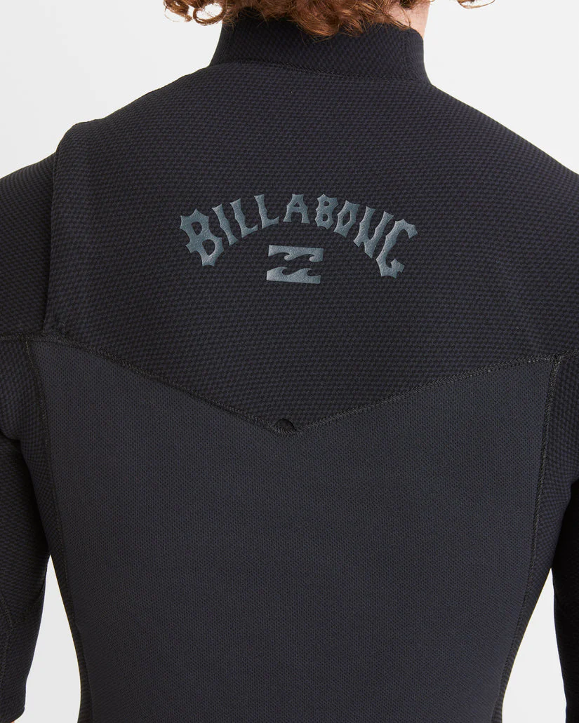Men's 2mm Revo Natural Chest Zip Short Sleeve Fullsuit Wetsuit - Black - Image 4