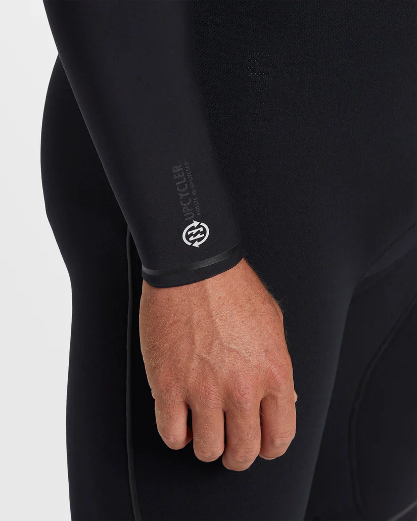 Billabong Mens 3/2mm Furnace Natural Chest Zip Steamer Wetsuit - Black - Image 7