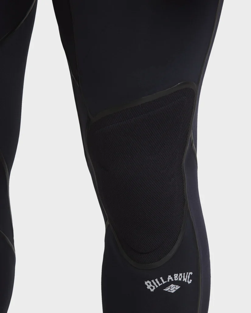 Mens 4/3mm Revolution Pro Chest Zip Steamer Wetsuit - Black - Image 7