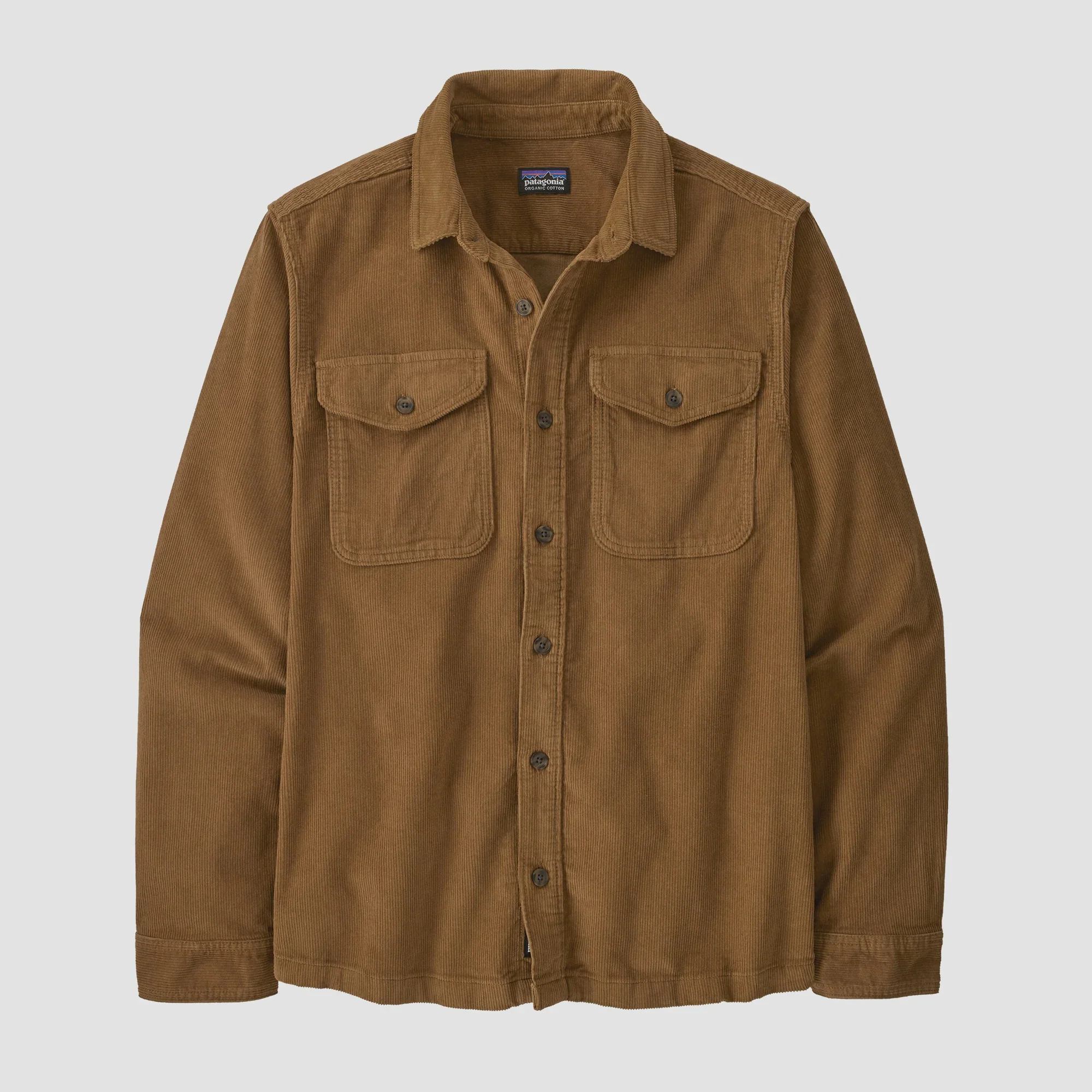 Men's Corduroy Shirt - Coriander Brown