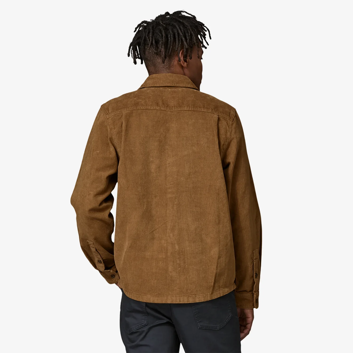 Men's Corduroy Shirt - Coriander Brown - Image 3