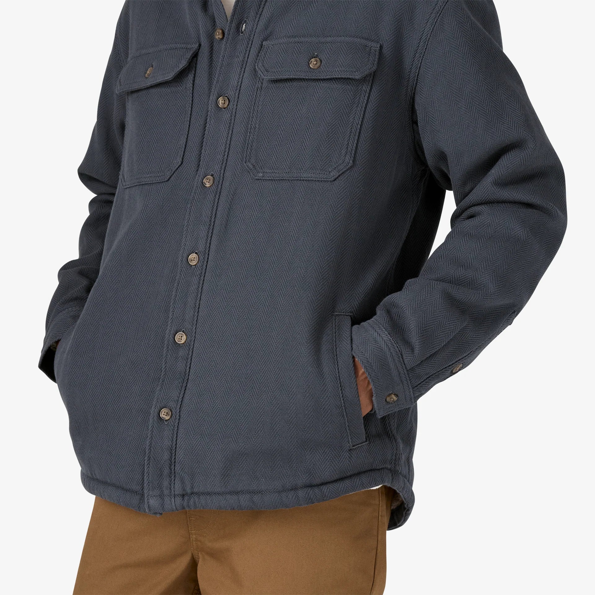 Men's Pile-Lined Fjord Loft Shirt Jacket - Smolder Blue - Image 4