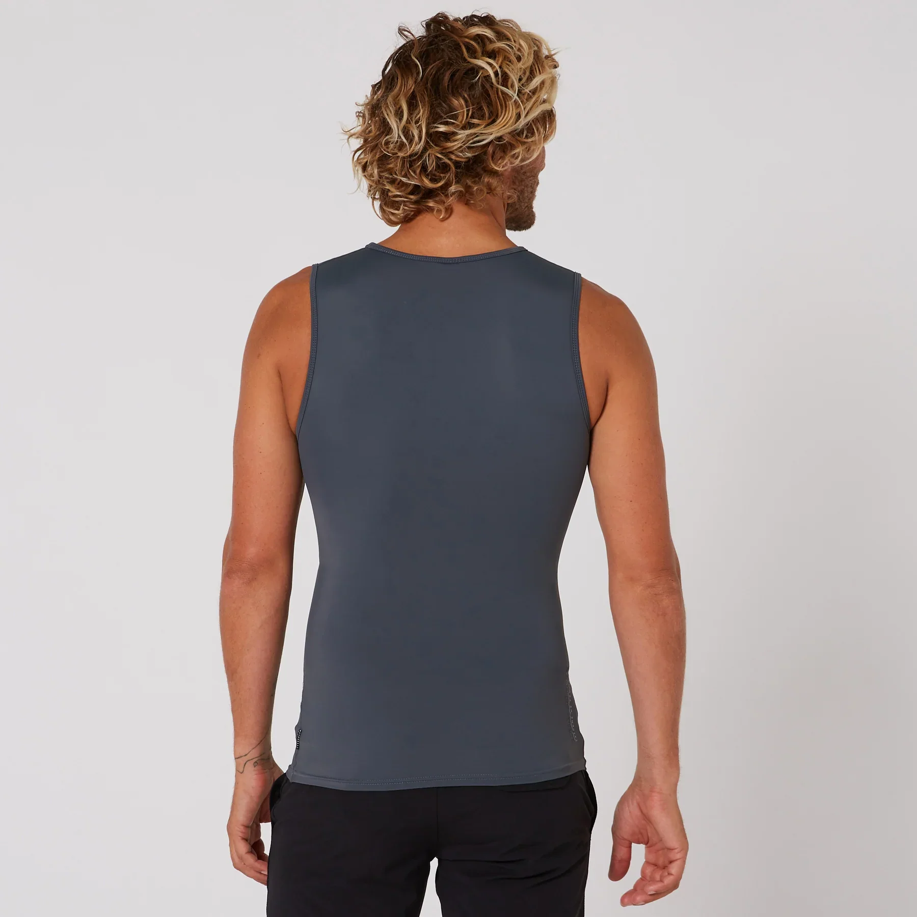 MEN'S RIB GUARD PADDED VEST - CHARCOAL - Image 3