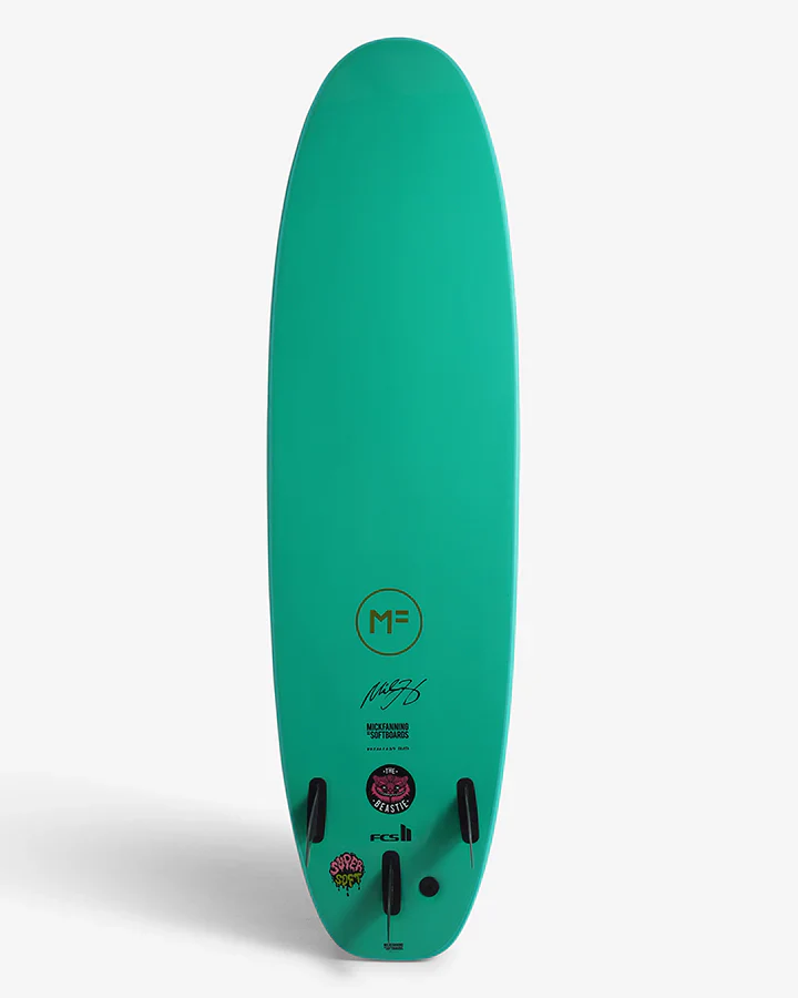 MF Beastie SuperSoft Softboard - Aqua Marine - Image 2