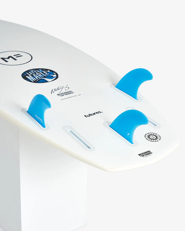 MF Little Marley Epoxy Lam Softboard - White - Image 3