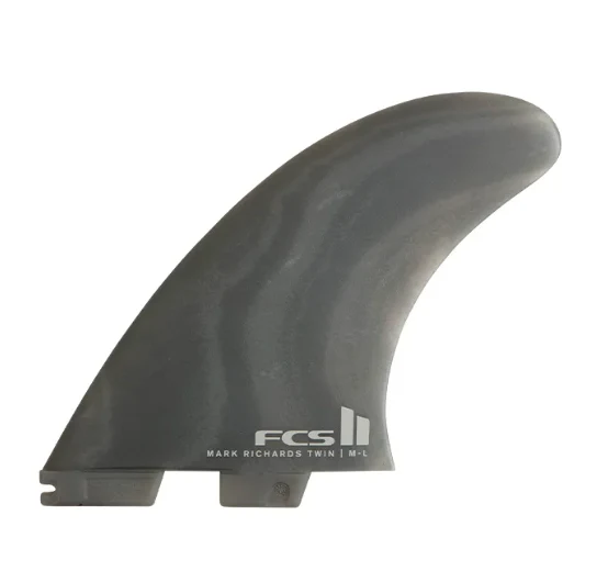 FCS II MR Neo Glass Twin +1 Fin Set - Smoke Swirl