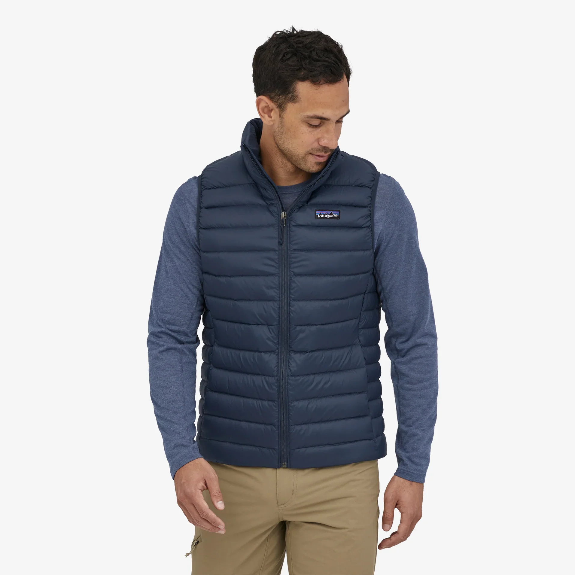 Patagonia Men's Down Sweater Vest - New Navy - Image 2