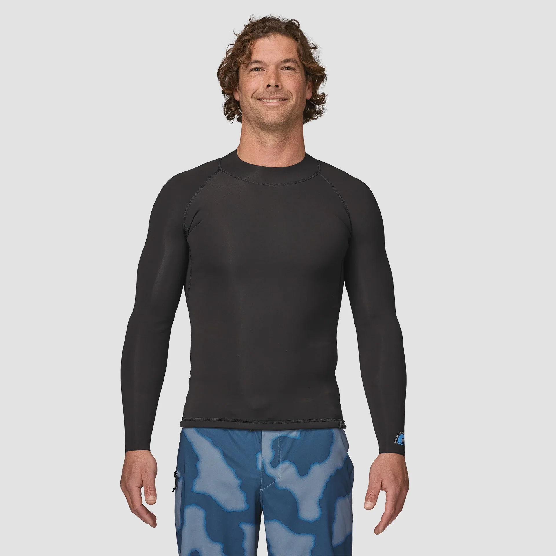 Men's Yulex Regulator Lite Long Sleeve Wetsuit Top - Black