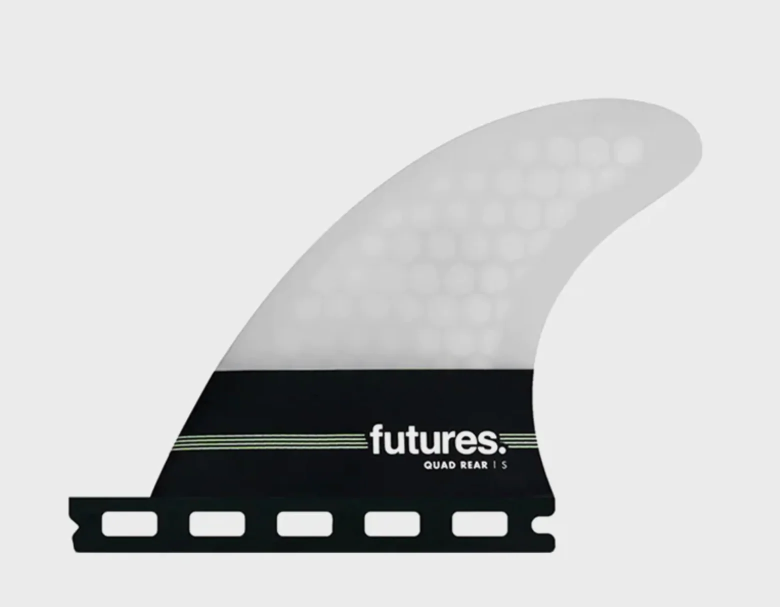 Futures Neutral Quad Rears Fin Set - Grey