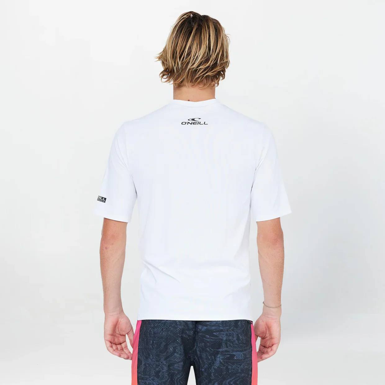 O'neill Clean & Mean Short Sleeve Rash Vest Tee - White - Image 2