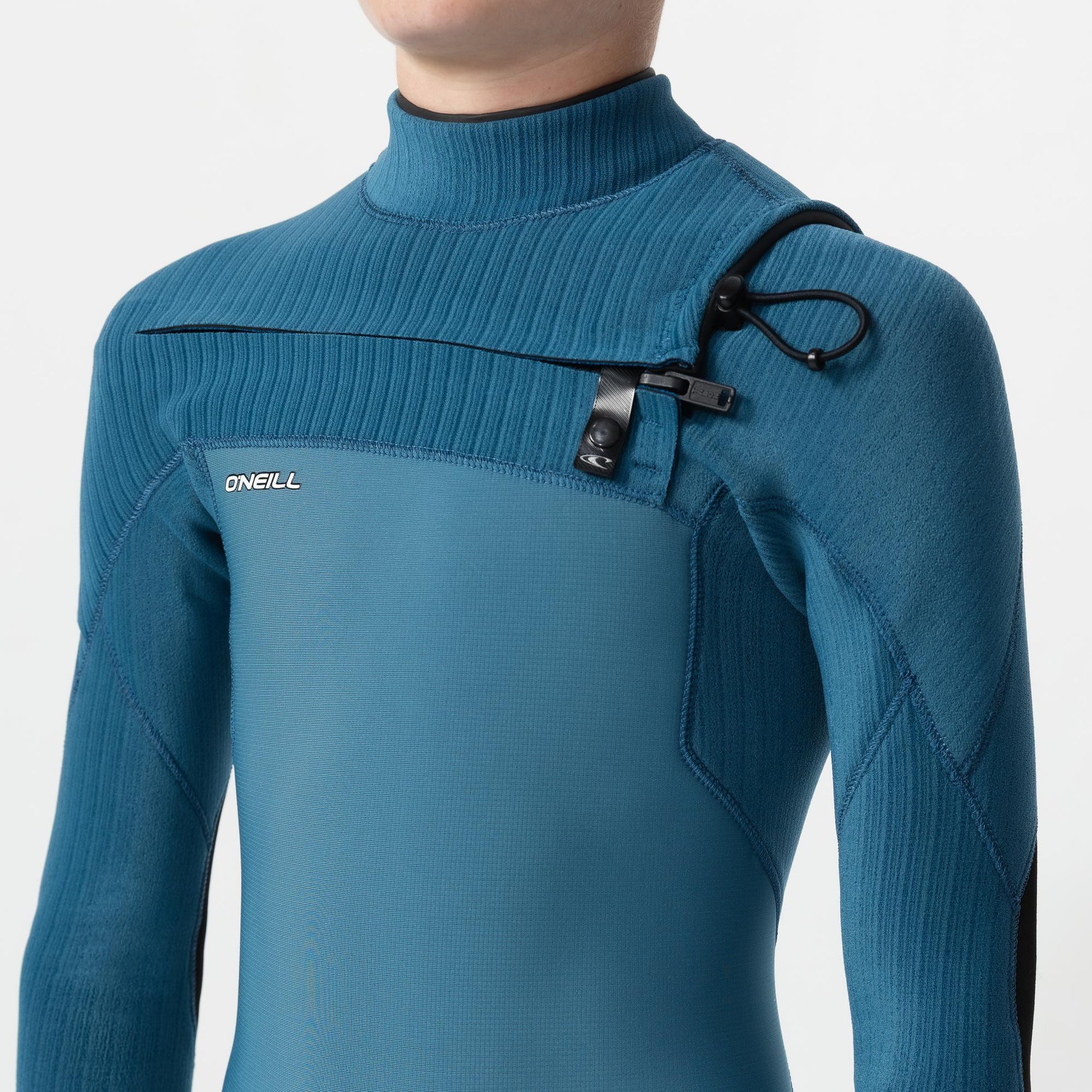 O'neill Kid's HyperFreak 3/2+ Steamer Chest Zip - Blue Haze - Image 5