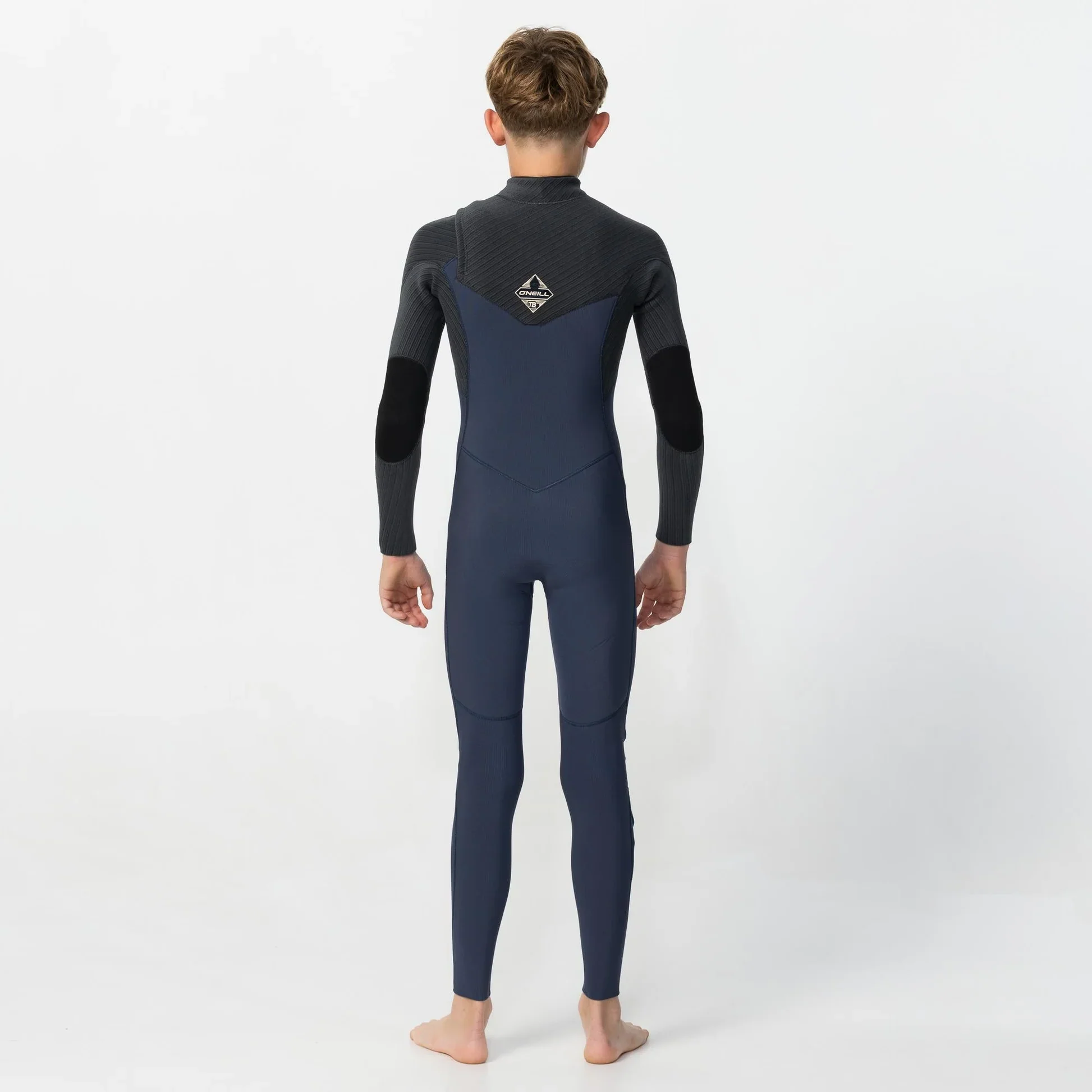 O'neill Kid's HyperFreak 3/2+ Steamer Chest Zip - Slate - Image 3