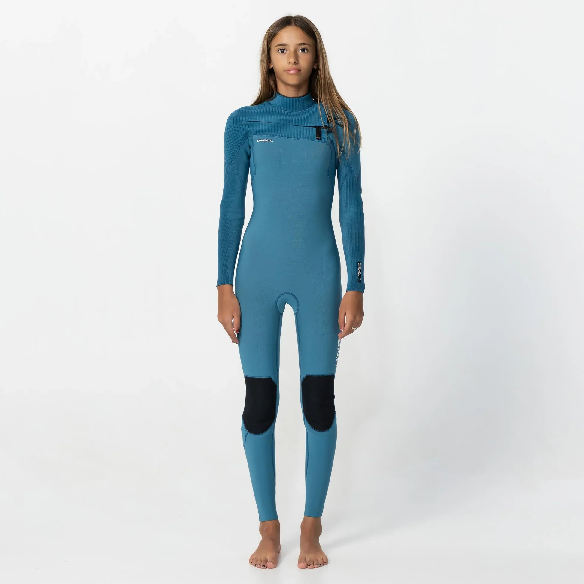 O'neill Kid's HyperFreak 4/3+ Steamer Chest Zip - Blue Haze - Image 4