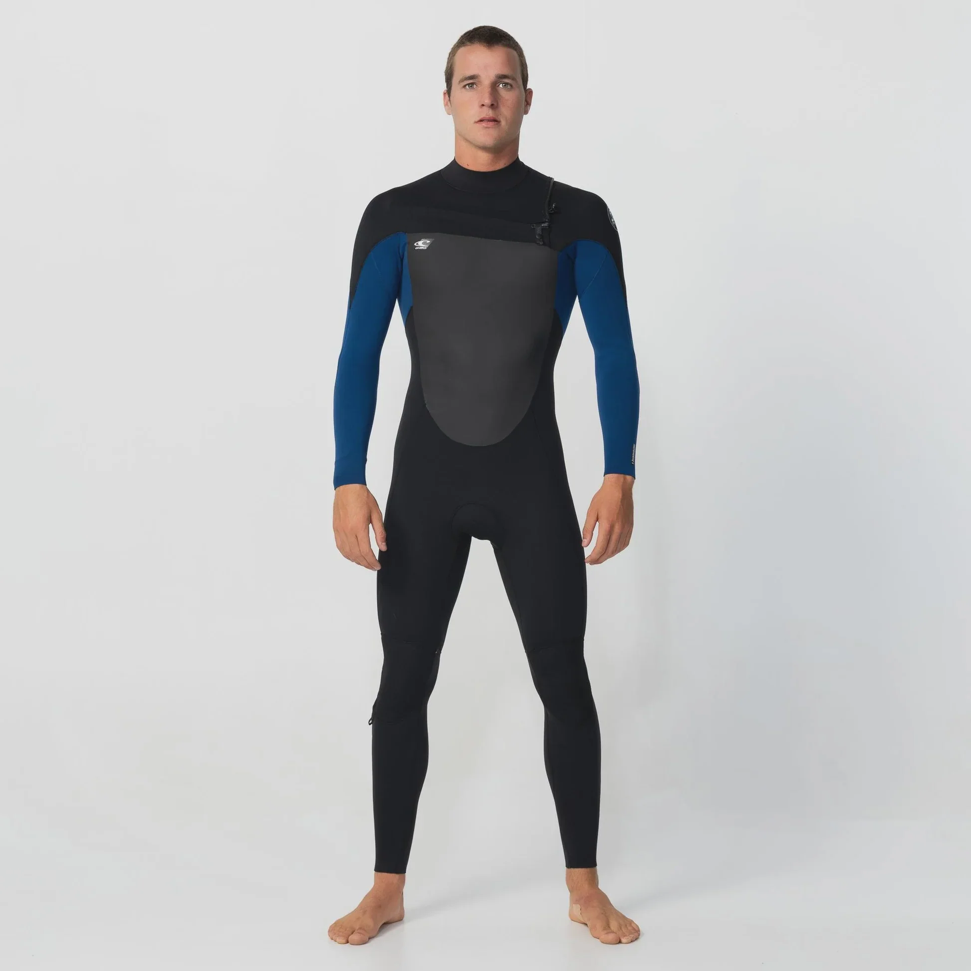 O'neill Men's Defender 3/2mm Steamer Chest Zip - Navy