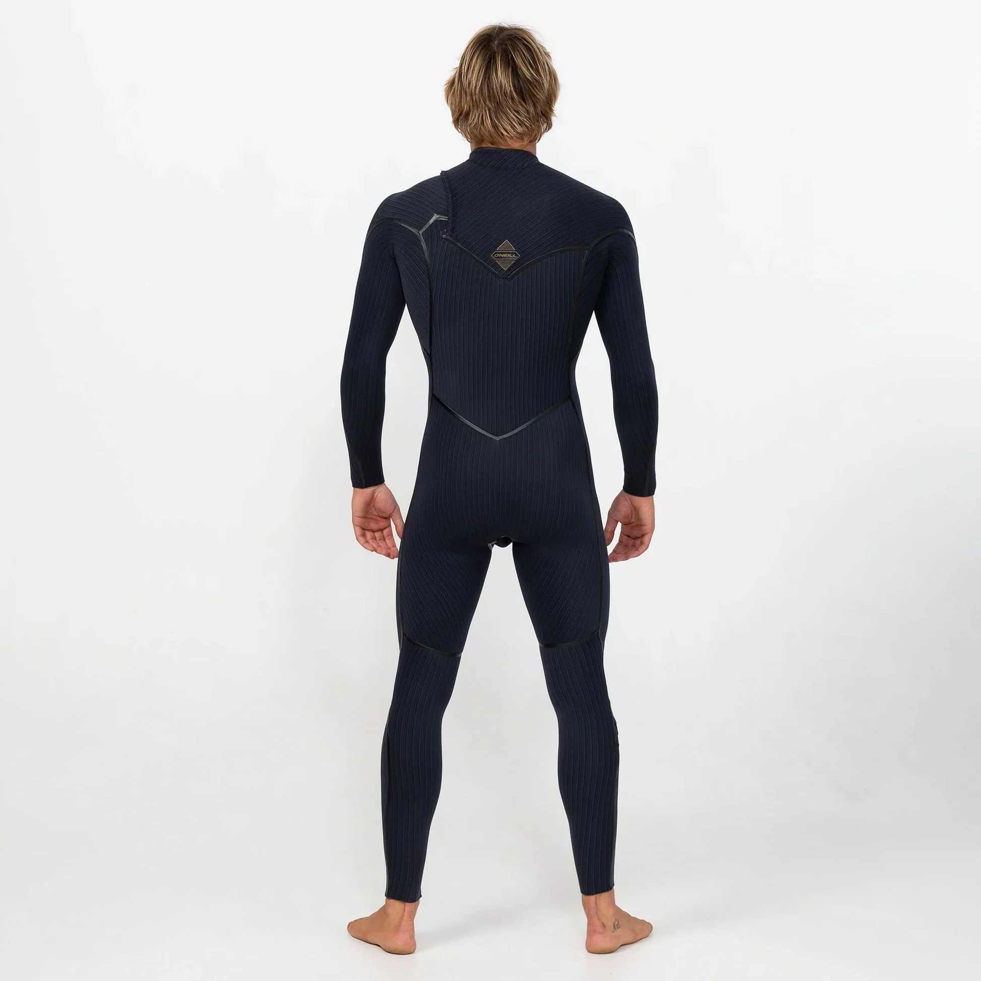 O'neill Men's Hyper-X Chest Zip Stitchless 3/2mm Full Suit - Black - Image 2