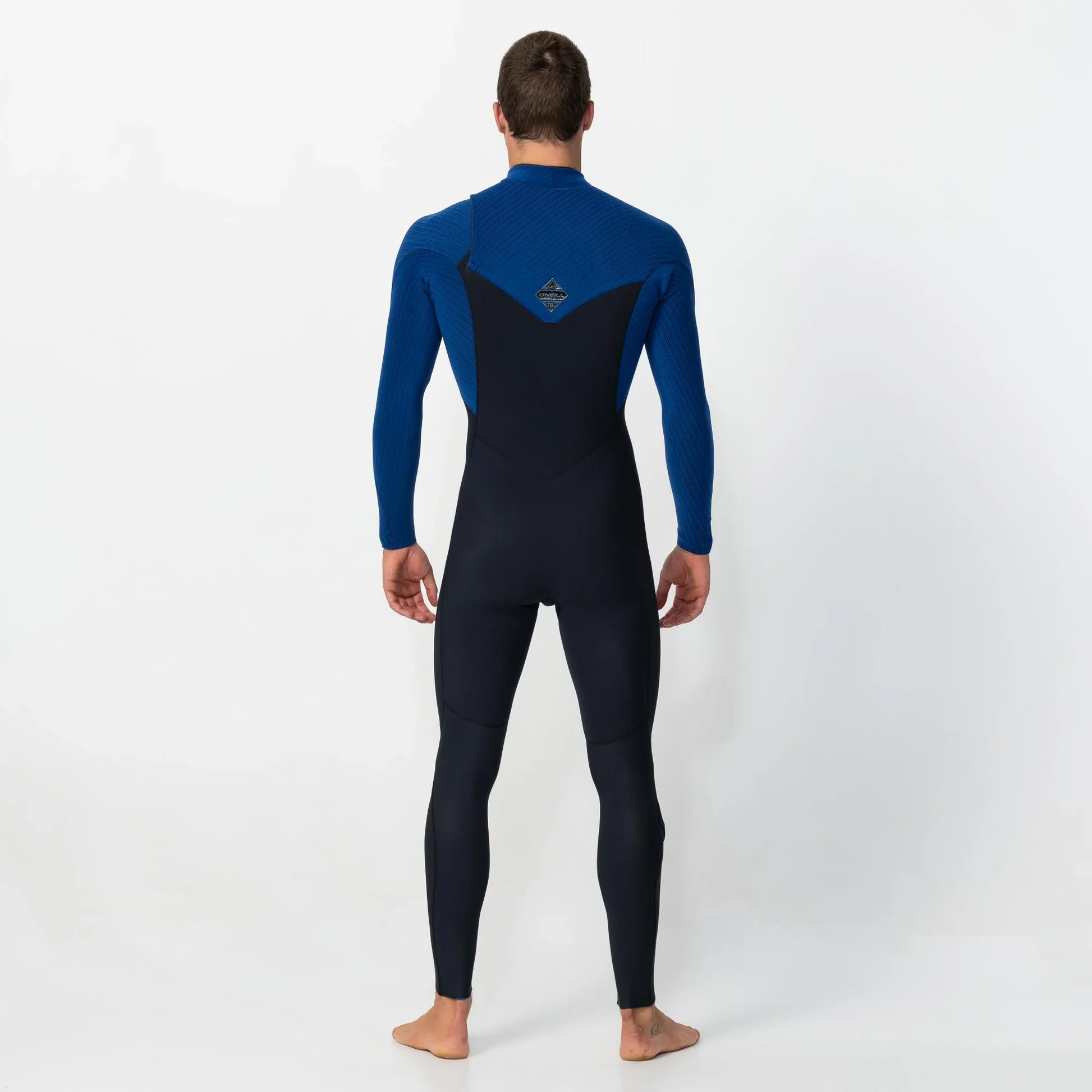 O'neill Men's HyperFreak 3/2+ Steamer Chest Zip - Twilight Blue - Image 2