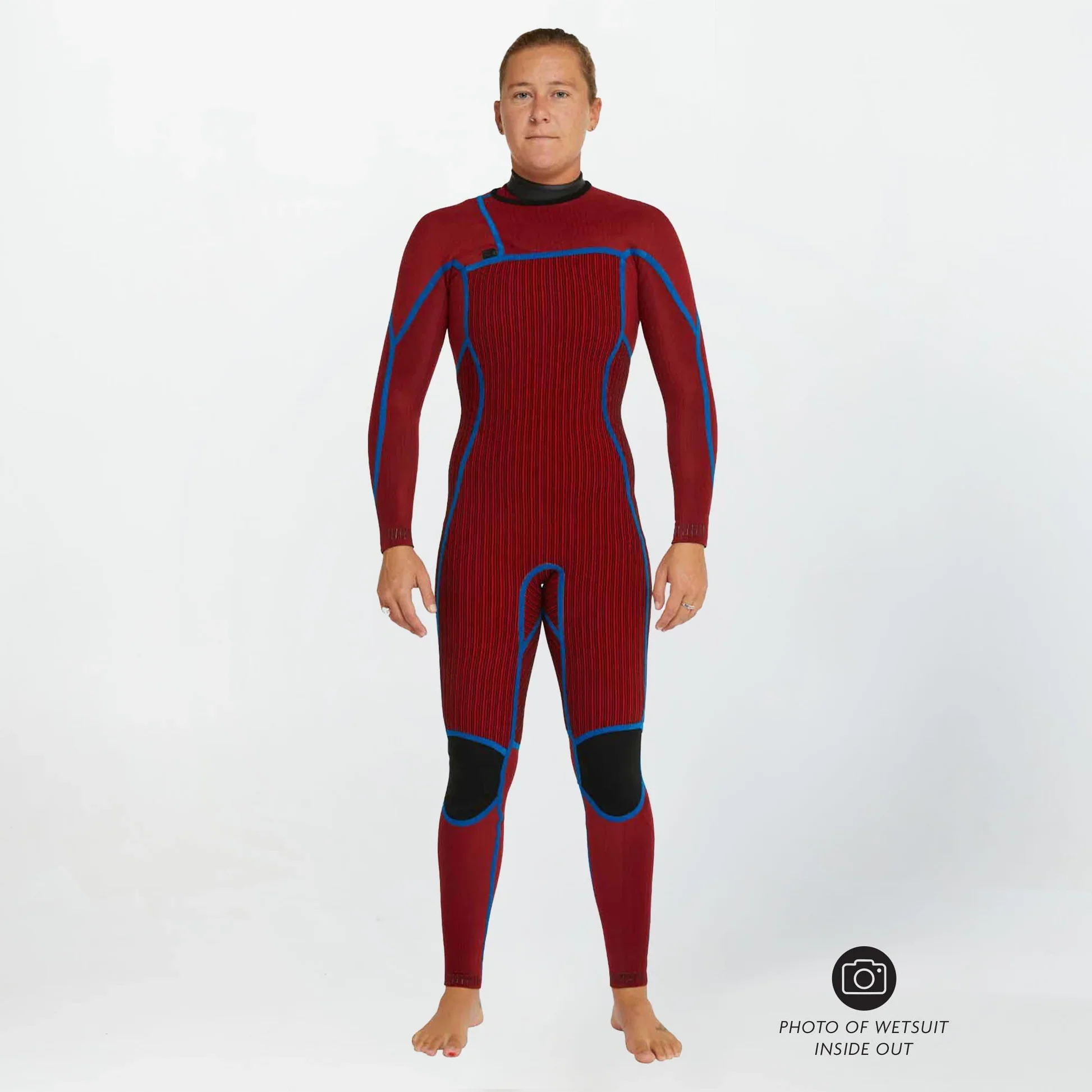 O'neill Women's HyperFire 3/2mm Steamer Chest Zip Wetsuit - Black - Image 2