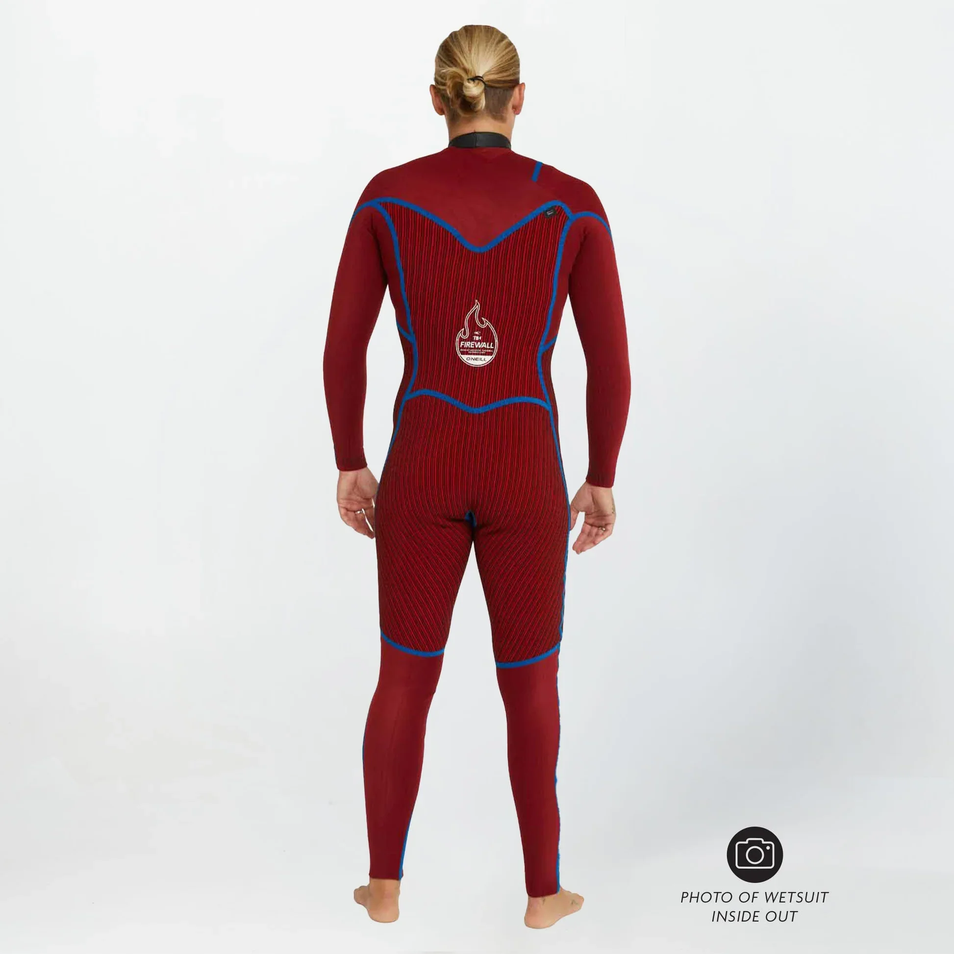 O'neill Women's HyperFire 3/2mm Steamer Chest Zip Wetsuit - Black - Image 3