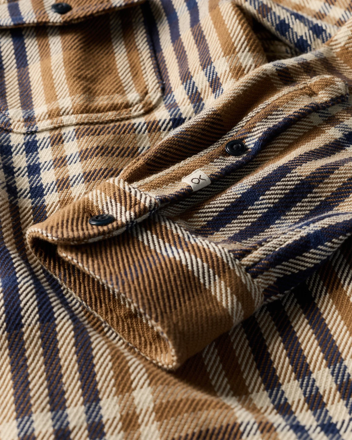 Outerknown Blanket Shirt - Chestnut Apollo Plaid - Image 5
