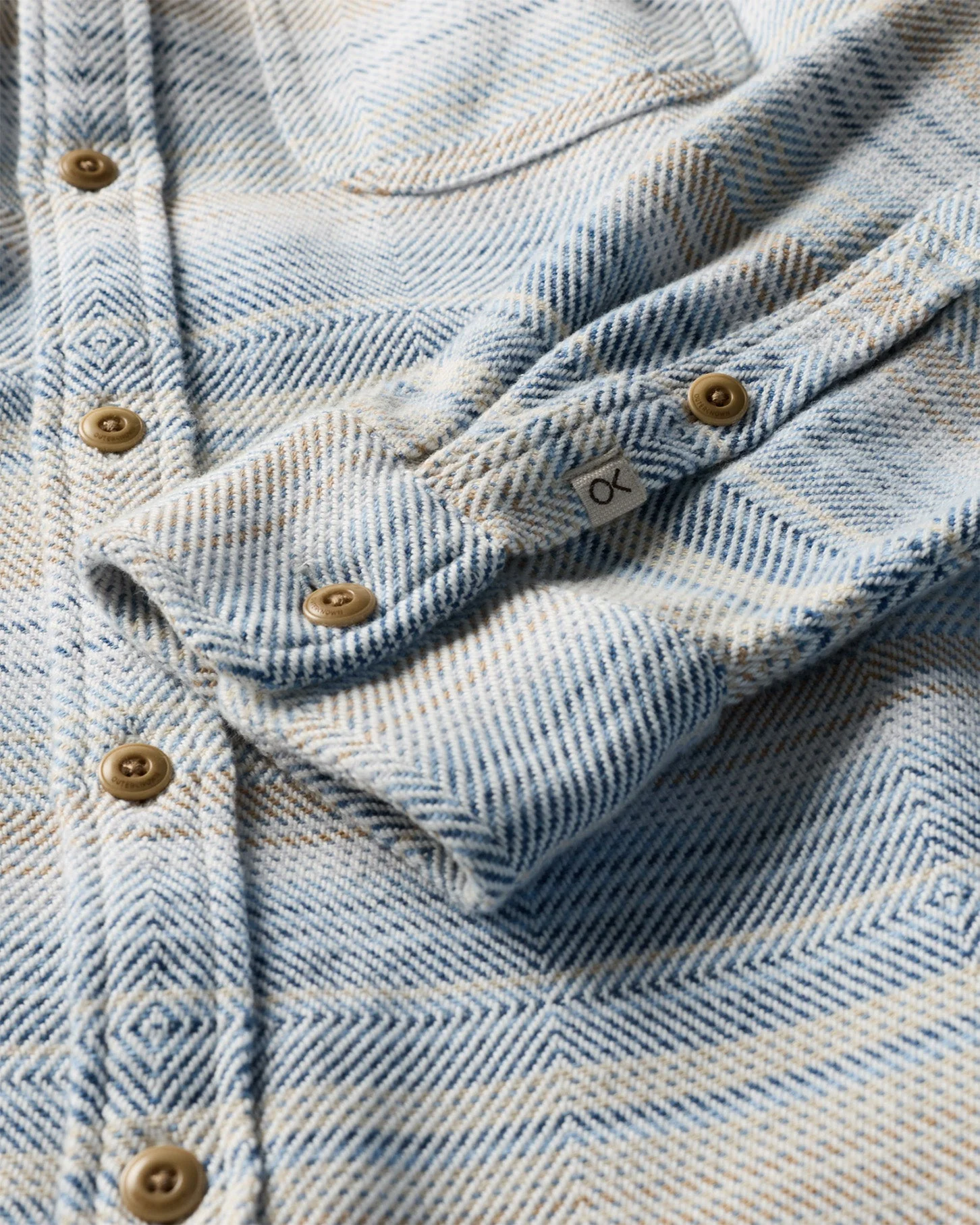 Outerknown Blanket Shirt - Seabreeze Mojave Stripe - Image 5