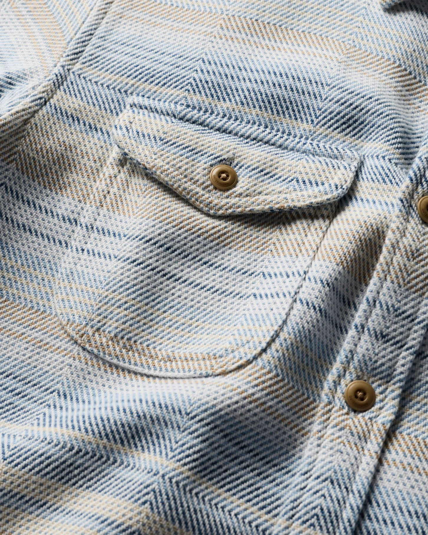 Outerknown Blanket Shirt - Seabreeze Mojave Stripe - Image 6