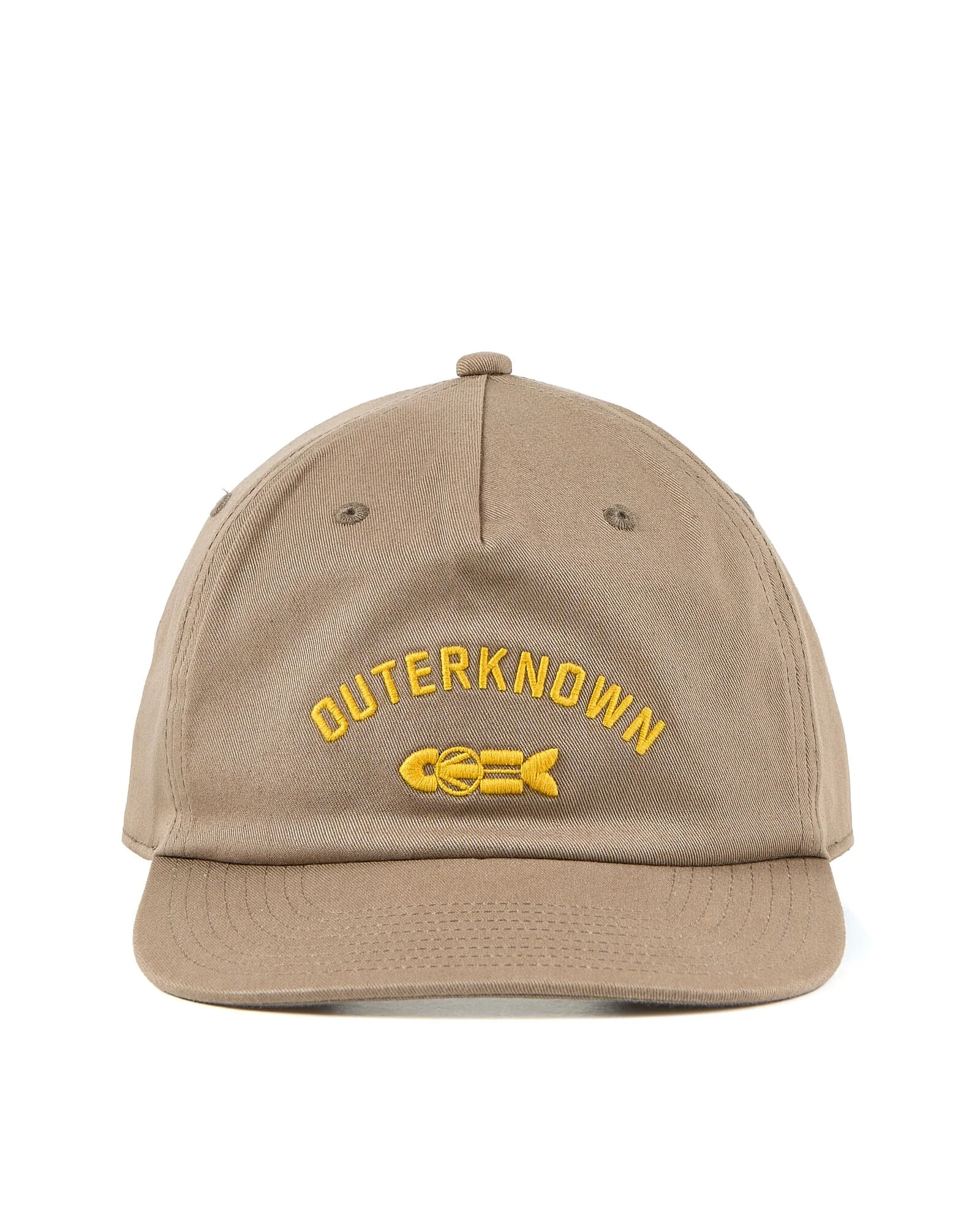 Outerknown Journey Fish 5-Panel Hat - Chestnut - Image 2