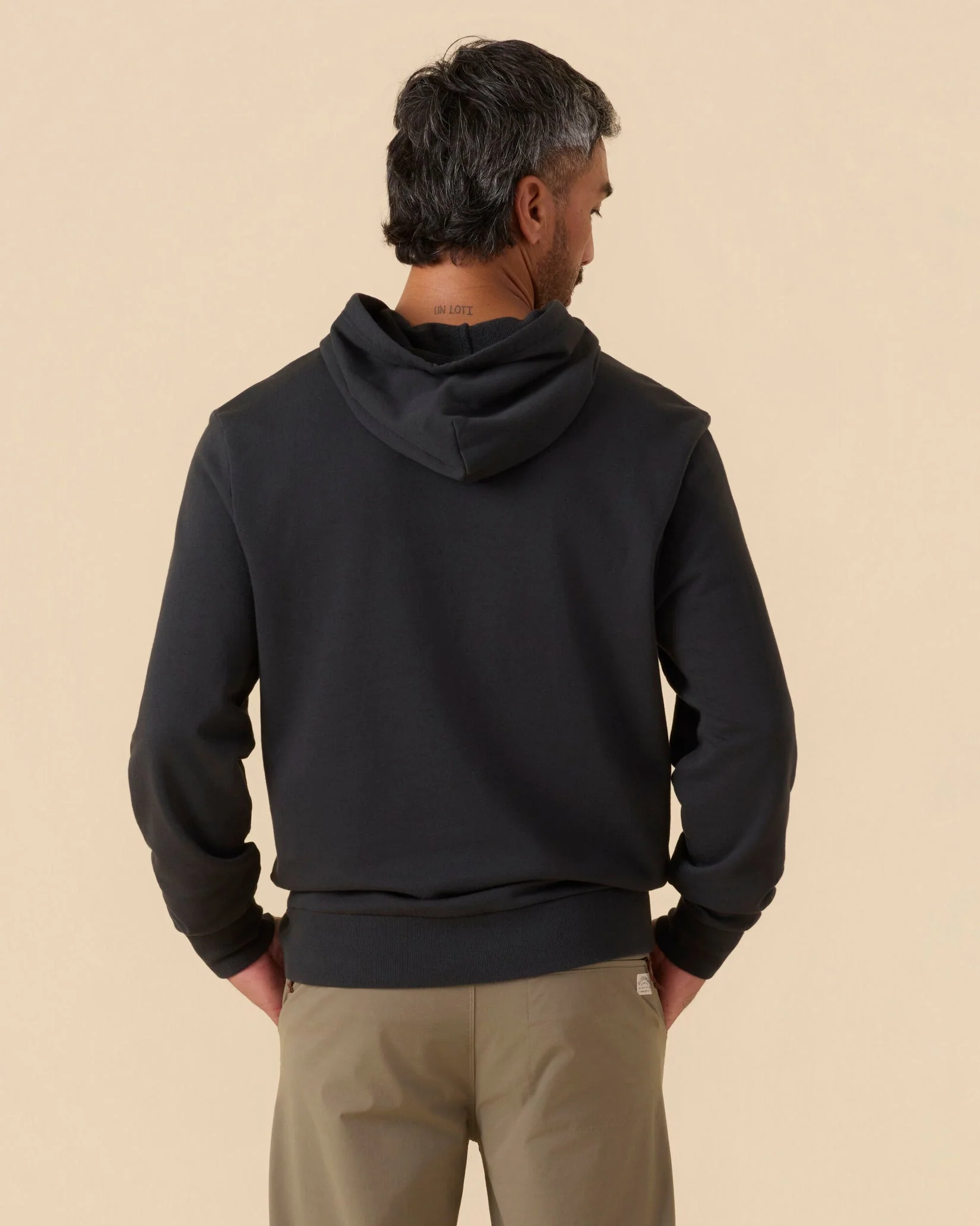 Outerknown The Team Hoodie - Washed Black - Image 3