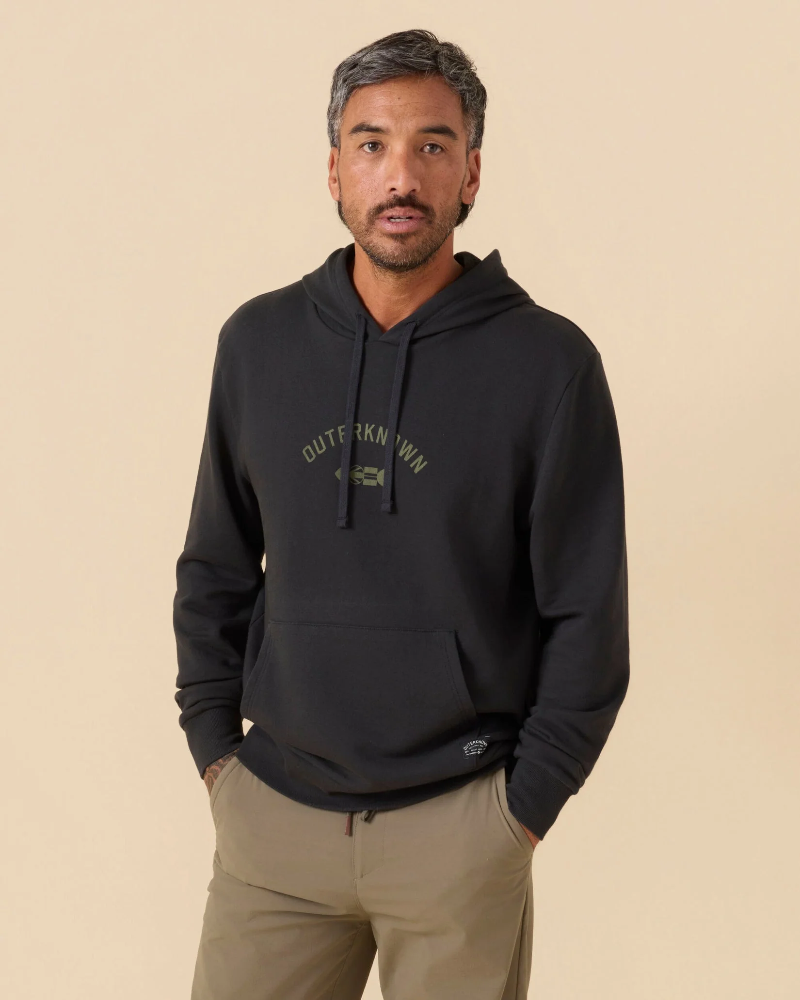 Outerknown The Team Hoodie - Washed Black - Image 4