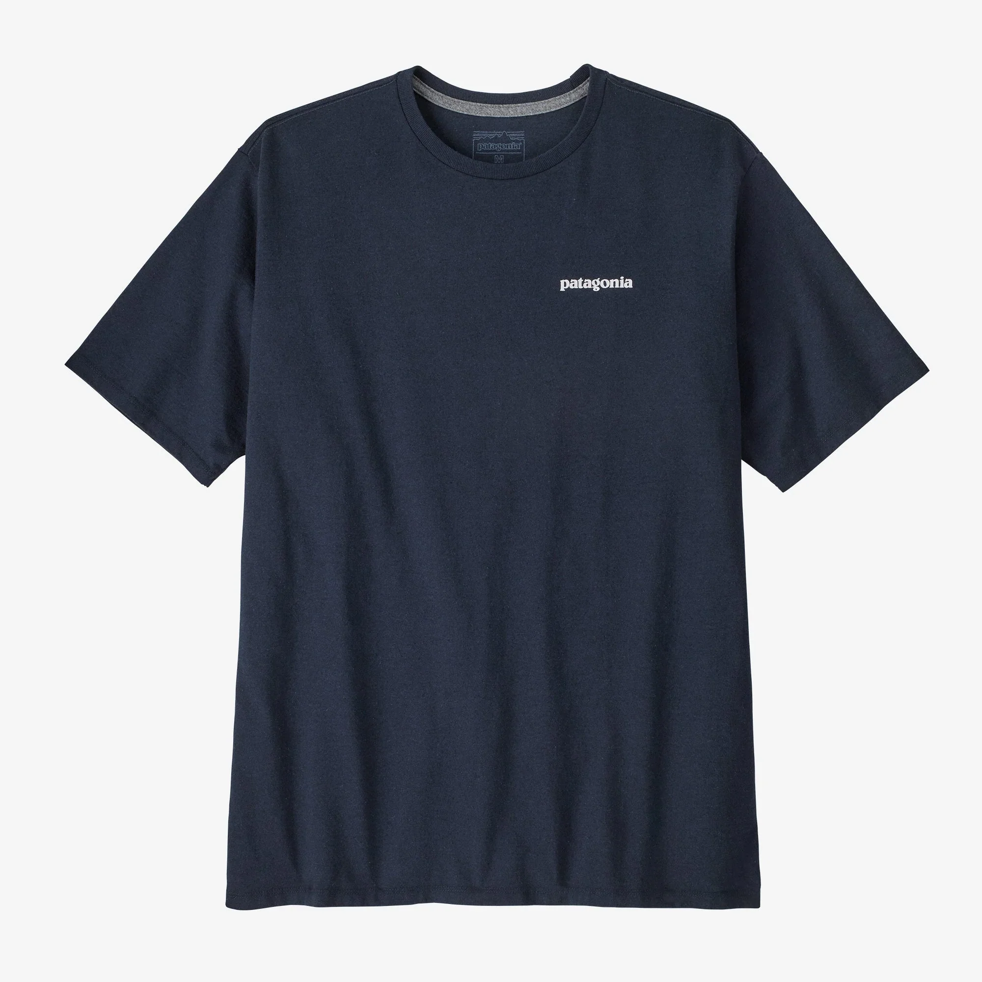 Patagonia Men's P-6 Logo Responsibili-Tee - New Navy - Image 2