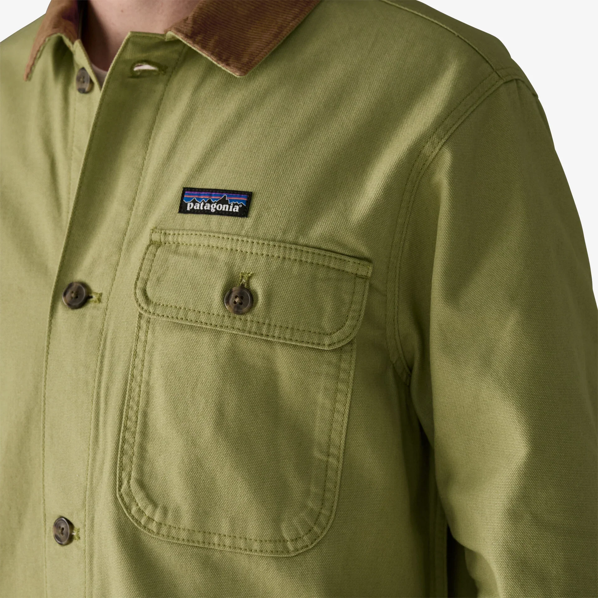 Patagonia Men's Point Reyes Canvas Jacket - Gumtree Green - Image 5