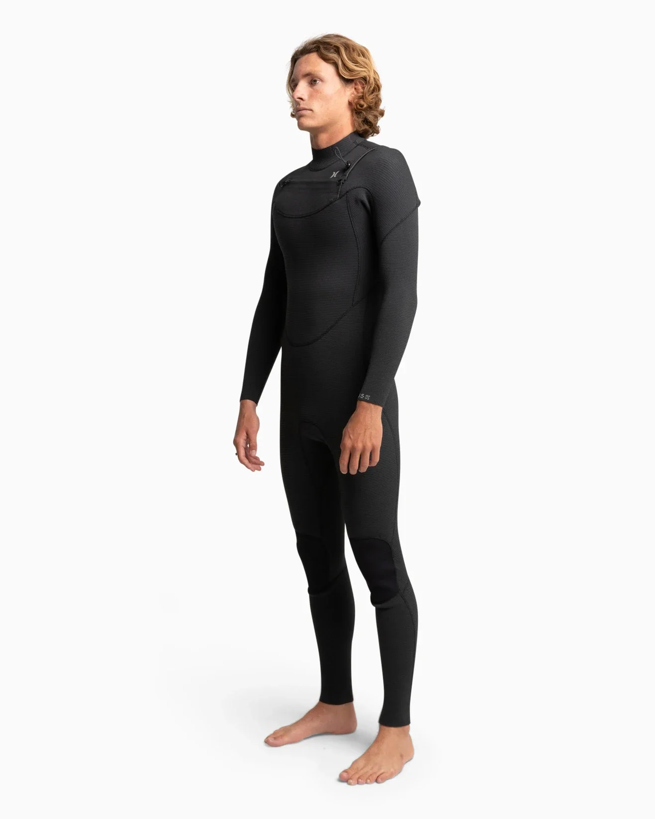 Plus 3/2mm Hurley Mens Wetsuit Steamer - Black - Image 4