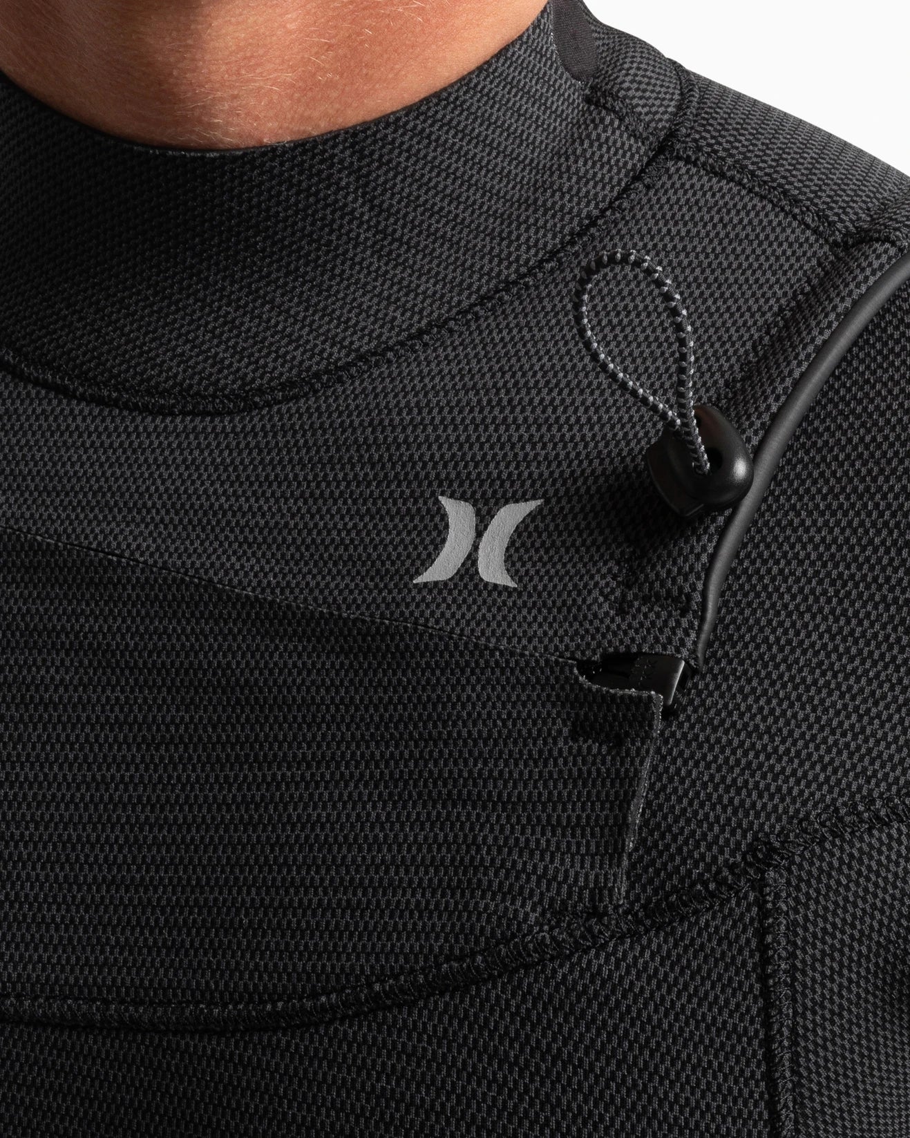 Plus 3/2mm Hurley Mens Wetsuit Steamer - Black - Image 6