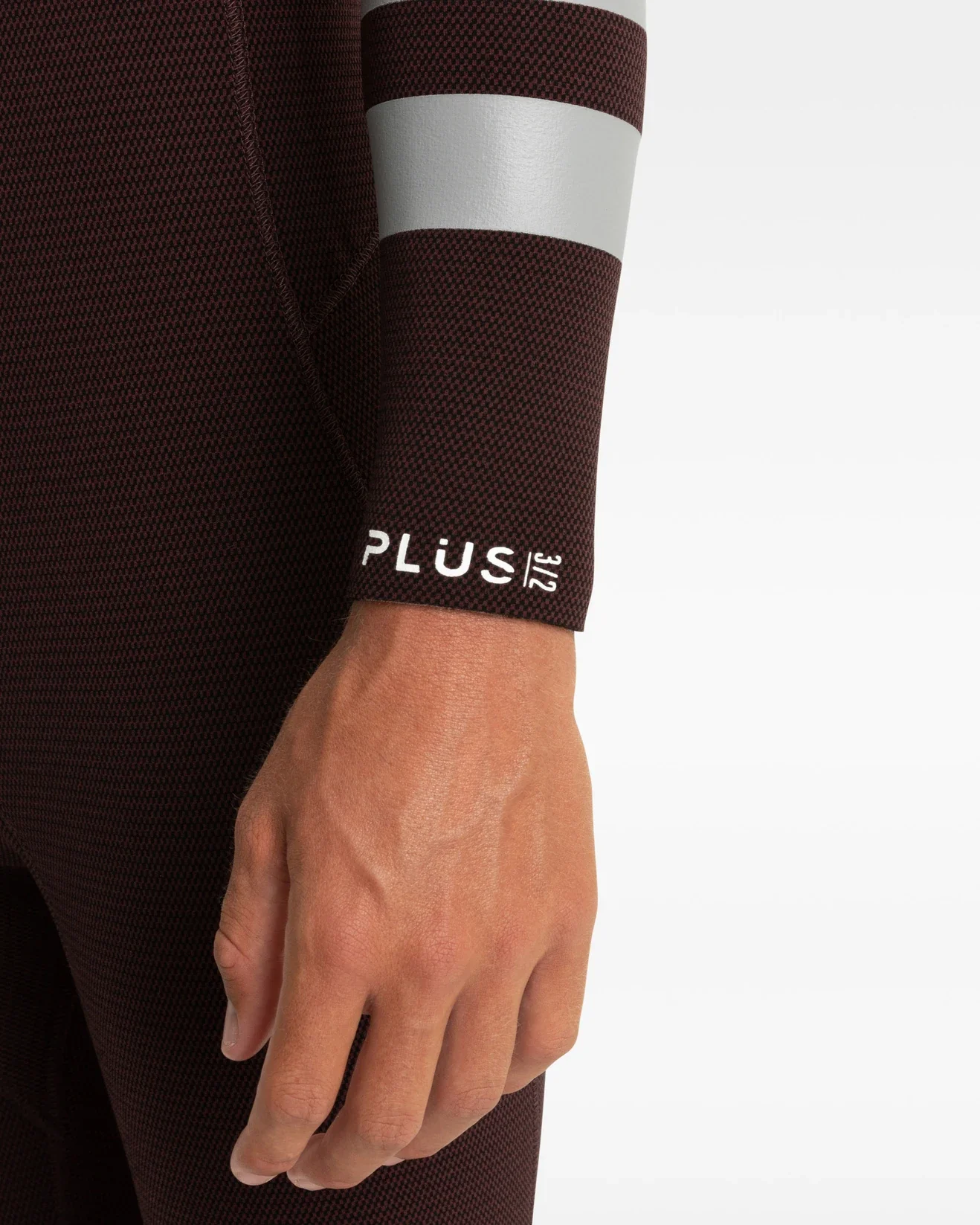 Plus 3/2mm Hurley Mens Wetsuit Steamer - Black/Mahogany - Image 8