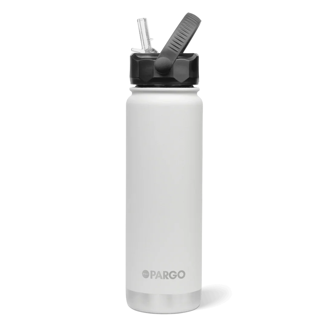 Project Pargo 750mL Insulated Bottle w/ Straw Lid - Bone White