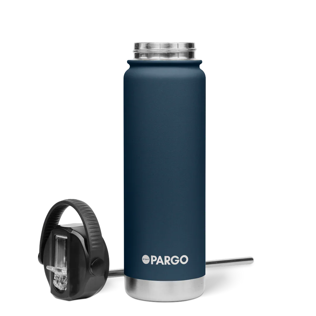 Project Pargo 750mL Insulated Bottle w/ Straw Lid - Deep Sea Navy - Image 2