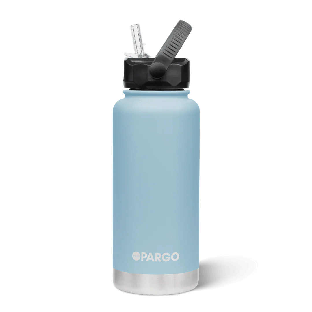 Project Pargo 950mL Insulated Bottle w/ Straw Lid - Bay Blue