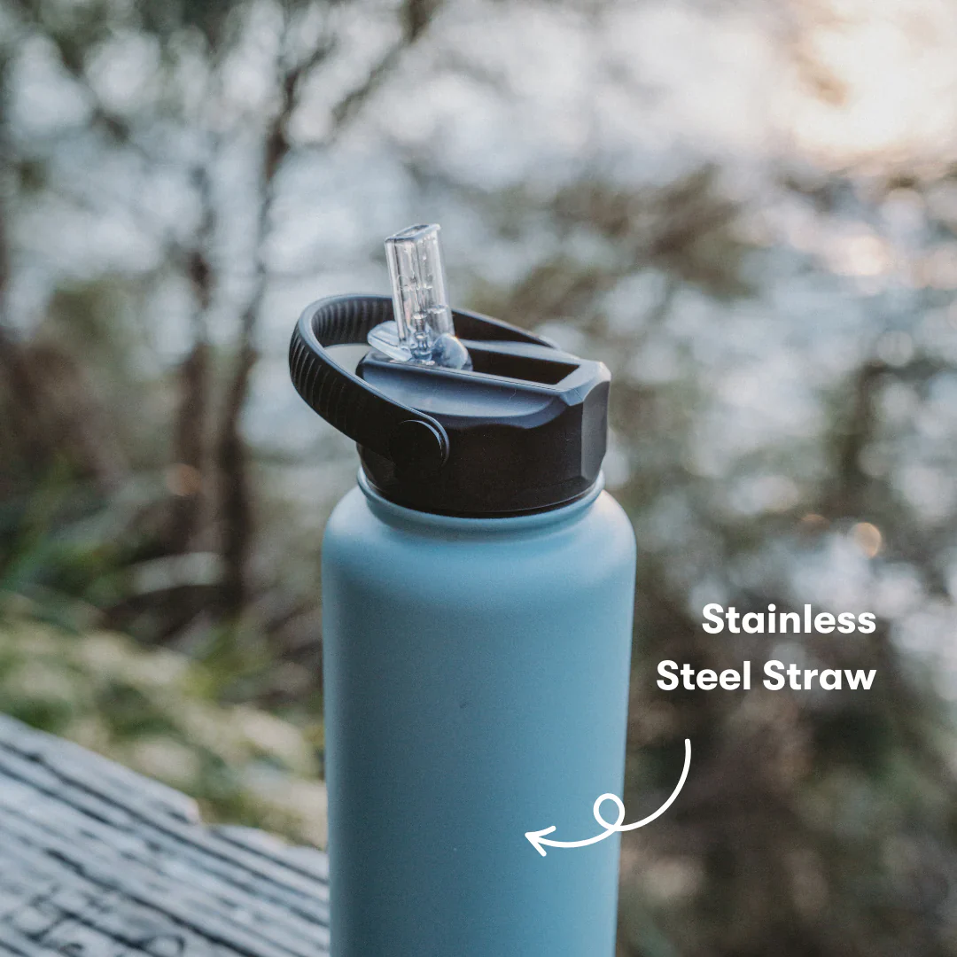 Project Pargo 950mL Insulated Bottle w/ Straw Lid - Bay Blue - Image 5